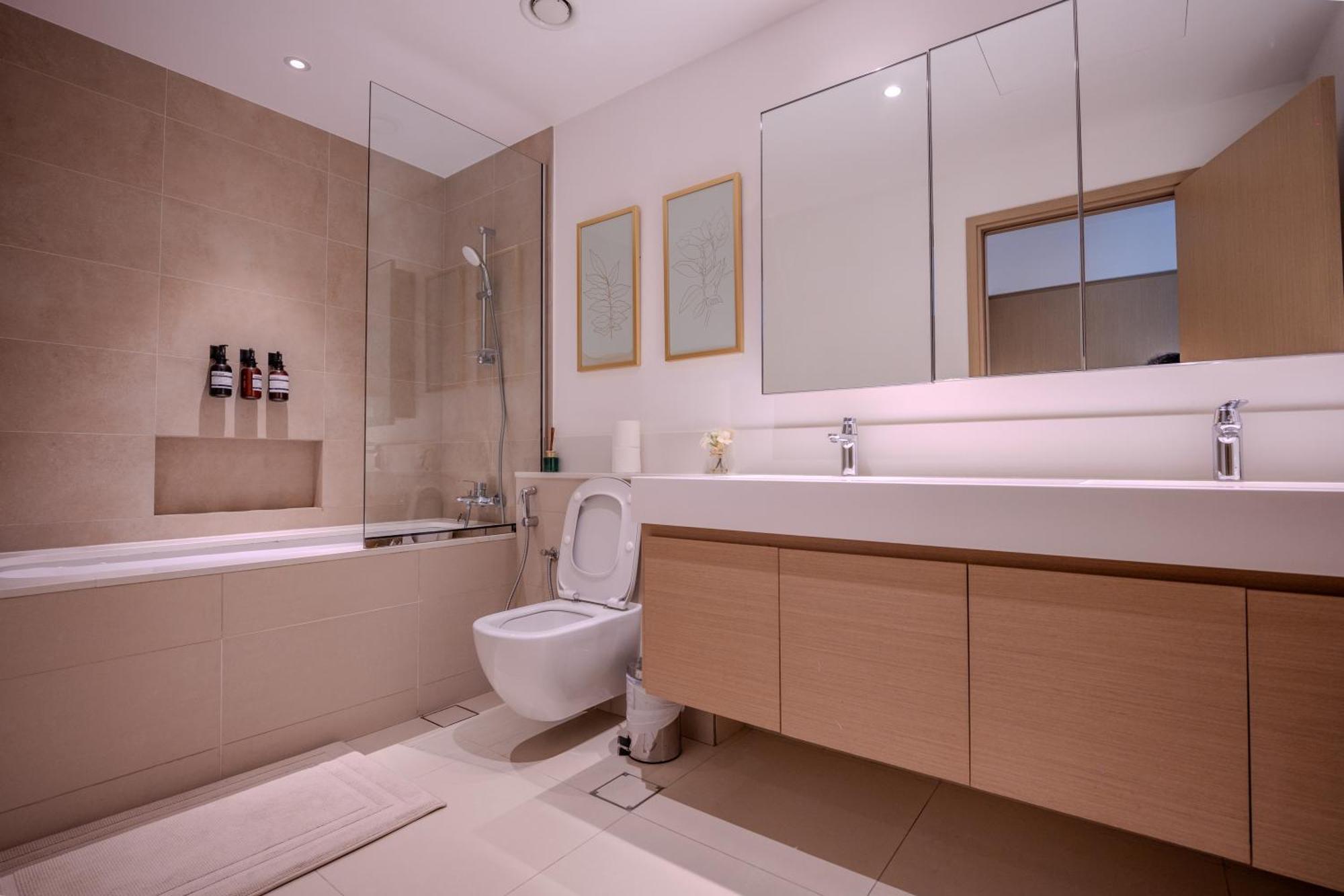 3Br Haven With Burj Views By Magnoliasvhr Dubai Exterior foto