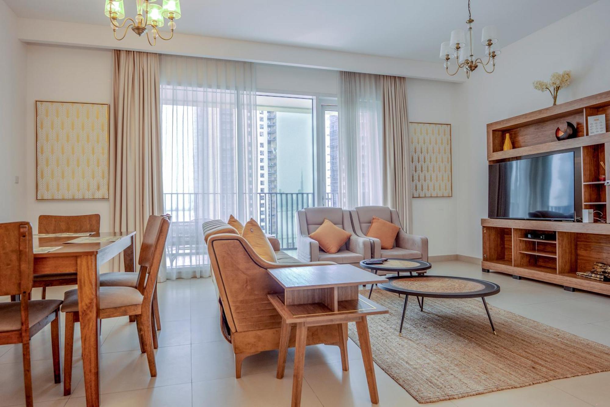 3Br Haven With Burj Views By Magnoliasvhr Dubai Exterior foto